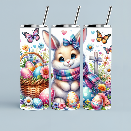 Cute Easter Bunny Drinks Tumbler.